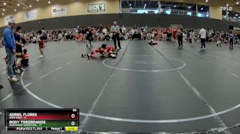 60 lbs Round 3 (6 Team) - Body Tsikerdanos, Warhawks Wrestling vs Adriel Flores, Ohio Gold