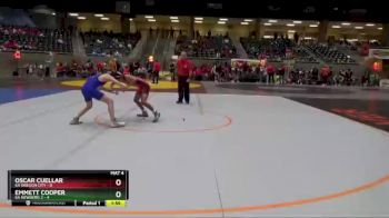 113 lbs Round 3 (4 Team) - Emmett Cooper, 6A Newberg 2 vs Oscar Cuellar, 6A Oregon City