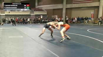 127 Championship Bracket Champ. Round 1 - Jaxson Wheeler, Farmington vs Landon Borgen, St. Francis