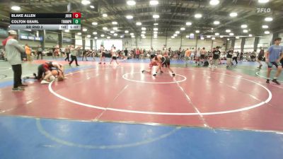 160 lbs Rr Rnd 2 - Blake Allen, Journeymen Red - HSB vs Colton Gearl, Triumph Maize - HSB
