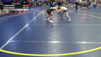 90 lbs Round Of 32 - Landon Owens, Team Donahoe vs Caleb Kuberry, Westshore W.C.