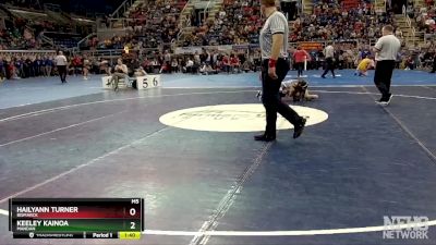 106 lbs Quarterfinal - Keeley Kainoa, Mandan vs Hailyann Turner, Bismarck