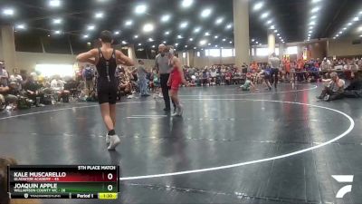 116 lbs Placement (16 Team) - Kale Muscarello, Gladiator Academy vs Joaquin Apple, Williamson County WC