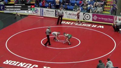 103 lbs Consi Of 8 #1 - Brennen Veverka, Claysburg Kimmel vs Greyson Morris, Albert Gallatin