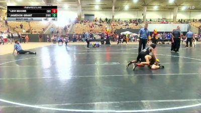 75 lbs Cons. Semi - Jameson Grant, Seymour Youth Wrestling Club vs Levi Moore, Columbia Wrestling Club