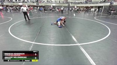 105 lbs 3rd Place Match - Gregory Hellendrung, Wisconsin vs Brendan Henderson, LaCrosse Area Wrestlers