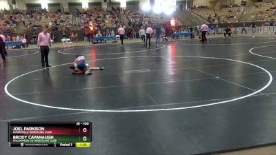 100 lbs Champ. Round 1 - Brody Cavanaugh, Williamson Co Wrestling Club vs Joel Parkison, Cookeville Wrestling Club