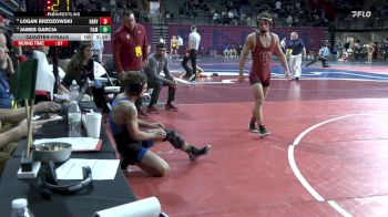 125 lbs Quarterfinal - Logan Brzozowski, Harvard vs James Garcia, Franklin & Marshall