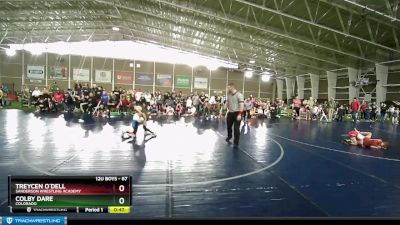 67 lbs Champ. Round 2 - Colby Dare, Colorado vs Treycen O`Dell, Sanderson Wrestling Academy