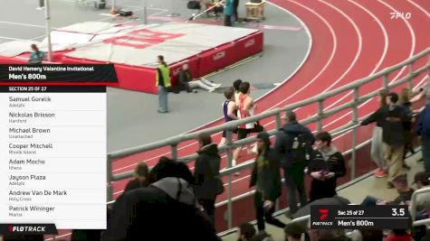 Men's 800m, Prelims 25