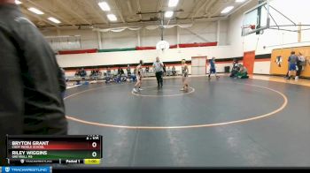 105 lbs Cons. Semi - Riley Wiggins, Greybull MS vs Bryton Grant, Cody Middle School