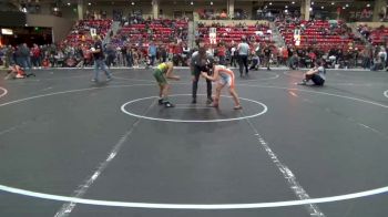 76 lbs Quarterfinal - Samson Gonzales, Satanta Top Team vs Dorian Plummer, Carroll Wrestling Club