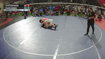 190 lbs Champ. Round 4 - Layth Qouchbane, Oregon vs Calvin Harding, Utah