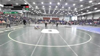 141 lbs Champ. Round 1 - Tyler Simons, Alfred State vs Dan O`Dea, Brockport