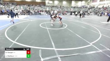 109 lbs Round Of 16 - Brayan Rangel, 208 Spartans vs Jaxon Gladieux, Yuba Sutter Combat