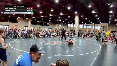 90 lbs Cons. Round 1 - Mason Mabe, Techfall Wrestling Club vs Max Wheeler, LCWC