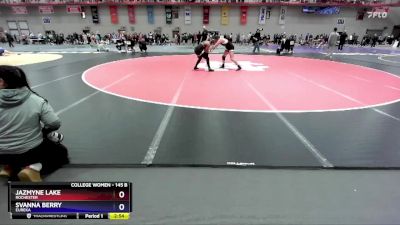 145 B Cons. Round 2 - Svanna Berry, Eureka vs Jazmyne Lake, Rochester