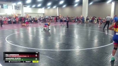 110 lbs Round 3 (8 Team) - Mia Anderson, Nebraska Wonder Women (A Team) vs Makenna Kurth, Team Iowa Mermaid Mafia