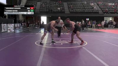 285 lbs Champ. Round 1 - Corbin Hayes, Embry-Riddle (Ariz.) vs Benjiman Hughes, Southern Oregon