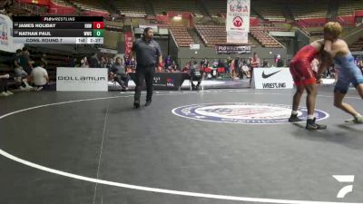 Cons. Round 7 - James Holiday, Rough House Wrestling vs Nathan Paul, Wasco Wrestling Club