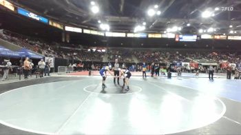 120 lbs Cons. Round 3 - Ethan Garcia, Lowry vs Alexis Lujano, Hermiston Oregon