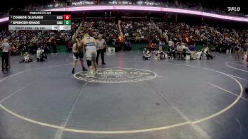 2A 285 lbs Cons. Round 2 - Spencer Shade, Bandys High School vs Connor Olivares, Rutherfordton-Spindale Central High School