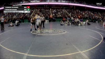 2A 285 lbs Cons. Round 2 - Spencer Shade, Bandys High School vs Connor Olivares, Rutherfordton-Spindale Central High School