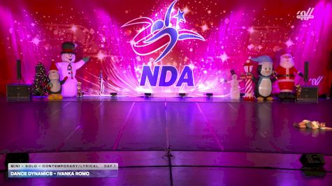 Dance Dynamics - Ivanka Romo [2025 Mini - Solo - Contemporary/Lyrical Day 1] 2025 NDA Houston Regional