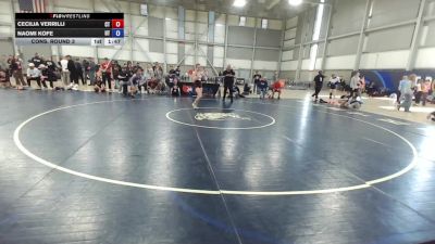 U15 Women - 54 lbs Cons. Round 3 - Cecilia Verrilli, CT vs Naomi Kofe, UT