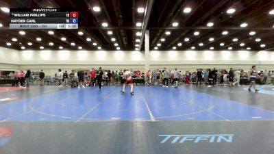 157 lbs Quarters - William Phillips, TN vs Hayden Carl, VA