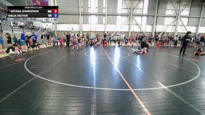 78-82 lbs Champ. Round 4 - Aryana Gunderson, Whatcom Wrestling Academy vs Malia Hector, Toro World Club
