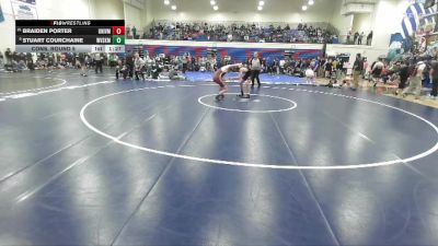 144 lbs Cons. Round 5 - Braiden Porter, University vs Stuart Courchaine, West Valley (Spokane)