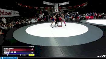 144 lbs Round 4 (12 Team) - Hana Duus, SCVWA vs Sophia Gomez, LAWA