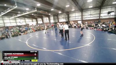 90 lbs 1st Place Match - Dylan Stubbs, Kanab Cowboys vs Bowdee McPherson, JWC