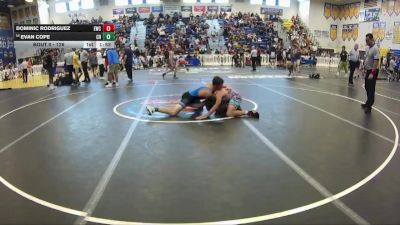126 lbs Champ. Round 2 - Dominic Rodriguez, Explorer Wrestling Club vs Evan Cope, Charlotte High