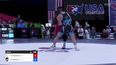 82 kg Semis - Kendrick Sanders, New York Athletic Club vs Spencer Woods, Army (WCAP)