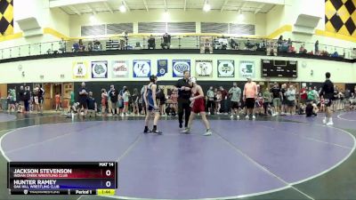 92 lbs Semifinal - Jackson Stevenson, Indian Creek Wrestling Club vs Hunter Ramey, Oak Hill Wrestling Club