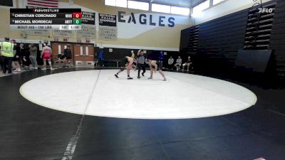 190 lbs 5th Place - Christian Corchado, New Britain vs Michael Mordecai, Amity