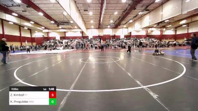 113 lbs Quarterfinal - Zephyr Kimball, Team Tugman vs Kaleb Progulske, KRAZY Monkeys