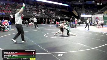 144 Class 3 lbs Quarterfinal - Dominic Eakins, DeSoto vs Austin Hunter, Ft. Zumwalt South