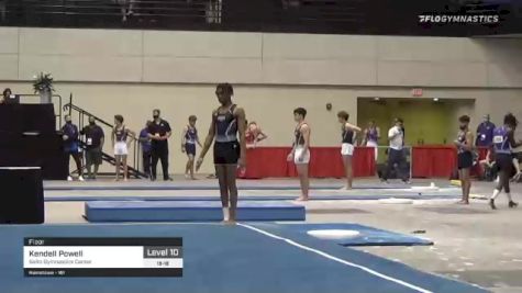 Kendell Powell - Floor, Salto Gymnastics Center - 2021 USA Gymnastics Development Program National Championships