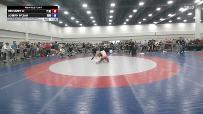 138 lbs Champ. Rd Of 64 - Ken Goff III, Panther Legacy Wrestling Club vs Joseph Bazan, Teknique
