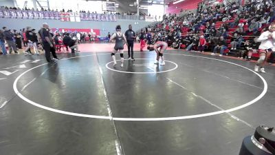 135 lbs 1st Place Match - Gloria Vasquez, El Paso Burges vs Imara Rimpel, El Paso Jefferson