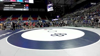 126 lbs Quarters - Brady Collins, WI vs Lander Bosh, UT