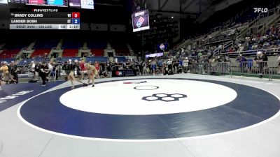 126 lbs Quarters - Brady Collins, WI vs Lander Bosh, UT