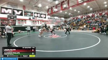 170 lbs 1st Place Match - Kameron Phillips, Temecula Valley vs Javon Major, Paloma Valley