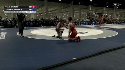 74 kg Champ. Rd Of 32 - Cael Gilmore, Beast Mode Wrestling vs Haakon Peterson, Askren Wrestling Academy