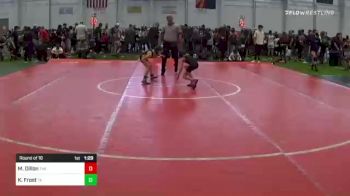 57 lbs Round Of 16 - MIchael Dillon, The Club vs Kellen Frost, Team Aggression