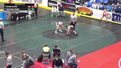 89 lbs Round Of 64 - Zavier Olver, Honesdale vs Grayson Freed, Blue Mountain