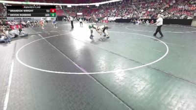 D3-165 lbs Cons. Round 1 - Devon Robbins, Laconia vs Brandon Wright, Turtle Lake/Clayton